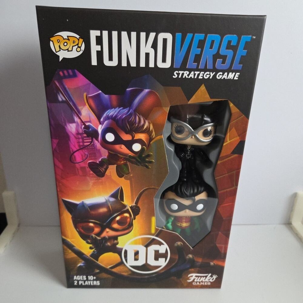 Funko Pop! Funk verse Strategy Game DC Comics Catwoman & Robin (T)...